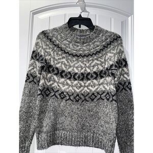 Abercrombie & Fitch Sweater Women's Size XS Grey Knitted Long‎ Sleeve